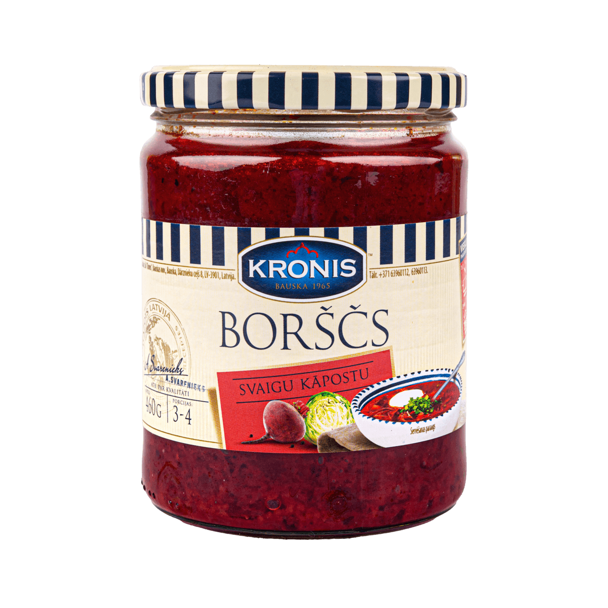 Borščs ar svaigu kāpostu